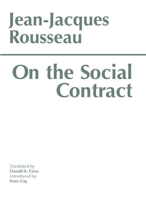 Book cover of On the Social Contract