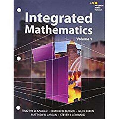 Book cover of Integrated Mathematics 1, Volume 1