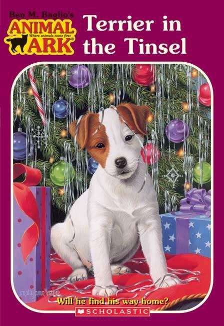 Book cover of Terrier in the Tinsel (Animal Ark #34)