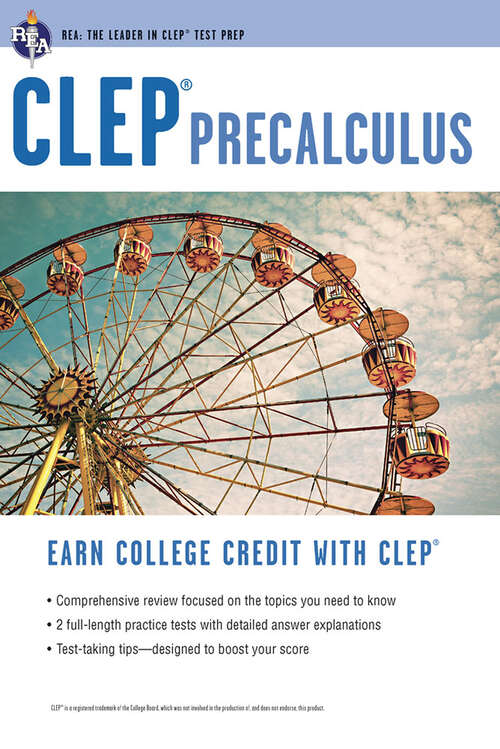 Book cover of CLEP Precalculus (CLEP Test Preparation)