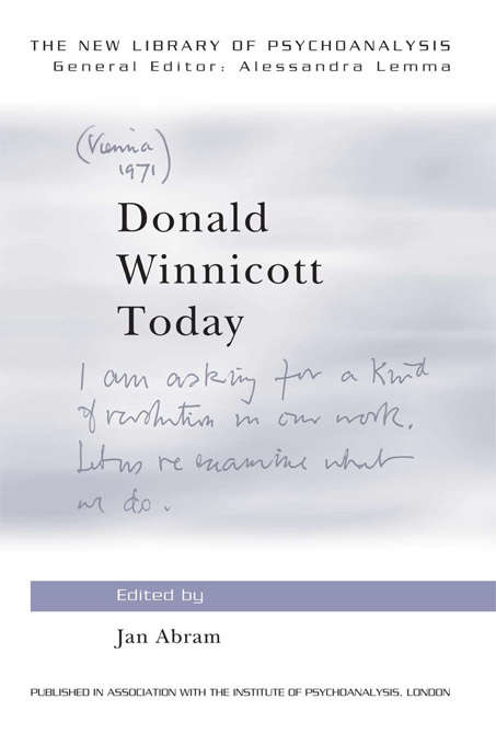 Book cover of Donald Winnicott Today (The New Library of Psychoanalysis)
