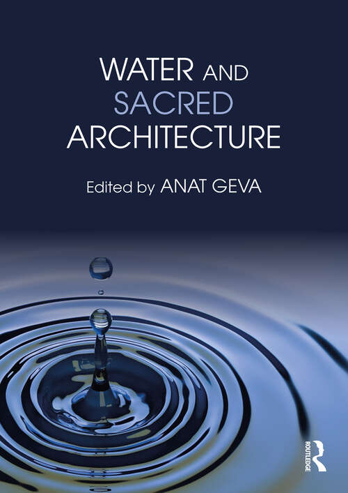 Book cover of Water and Sacred Architecture