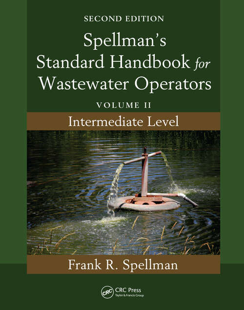 Book cover of Spellman's Standard Handbook for Wastewater Operators: Volume II, Intermediate Level, Second Edition