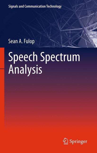 Speech Spectrum Analysis