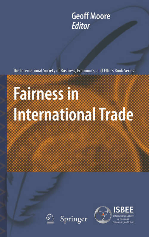 Book cover of Fairness in International Trade