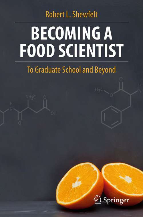 Book cover of Becoming a Food Scientist