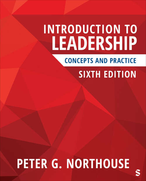 Book cover of Introduction to Leadership: Concepts and Practice (Sixth Edition)