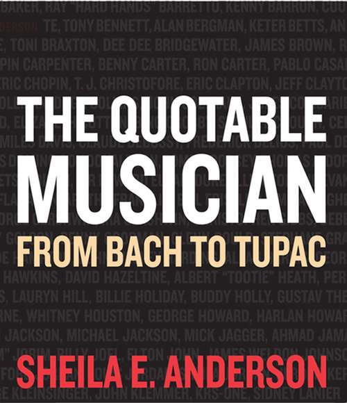 Book cover of The Quotable Musician
