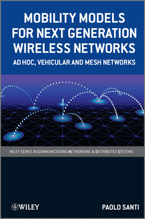 Book cover of Mobility Models for Next Generation Wireless Networks