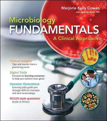 Book cover of Microbiology Fundamentals: A Clinical Approach