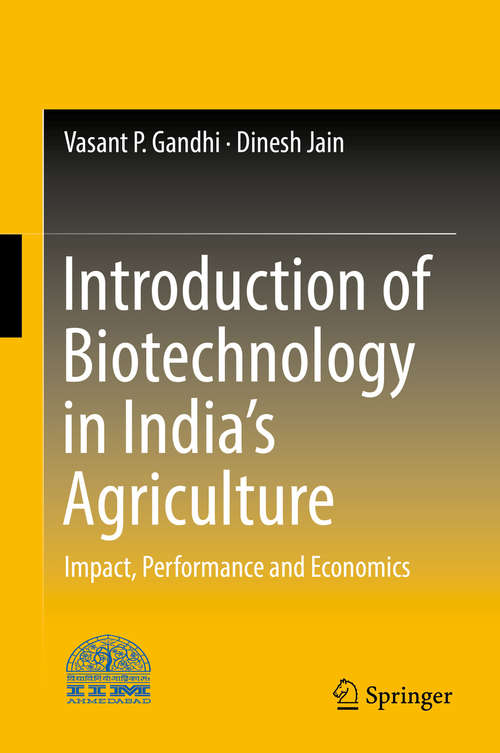 Book cover of Introduction of Biotechnology in India's Agriculture
