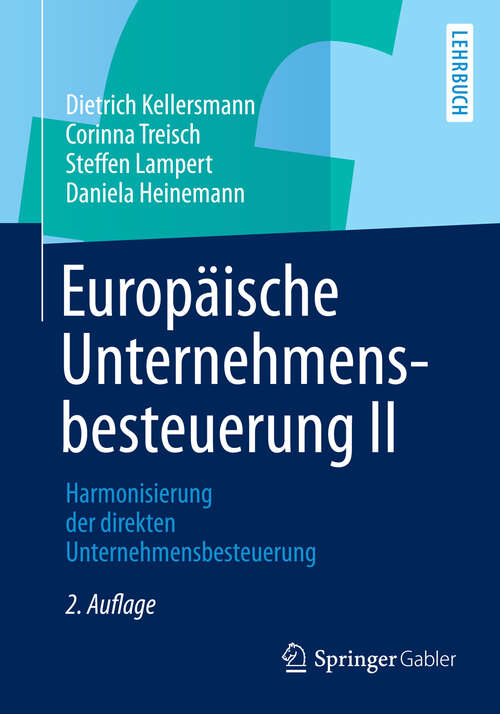 Book cover of Europäische Unternehmensbesteuerung I