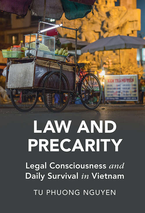 Book cover of Cambridge Studies in Law and Society: Law and Precarity: Legal Consciousness And Daily Survival In Vietnam (Cambridge Studies In Law And Society Ser.)