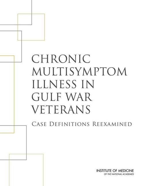 Book cover of Chronic Multisymptom Illness in Gulf War Veterans