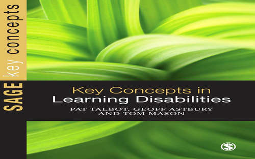 Key Concepts in Learning Disabilities (SAGE Key Concepts series)