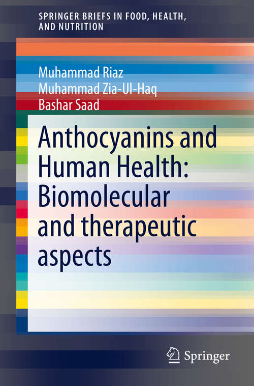 Book cover of Anthocyanins and Human Health: Biomolecular and therapeutic aspects