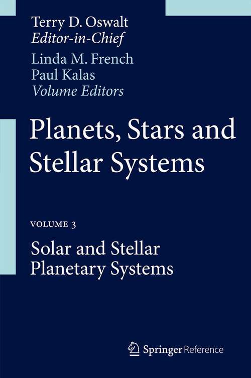 Book cover of Planets, Stars and Stellar Systems