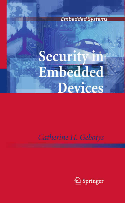 Book cover of Security in Embedded Devices