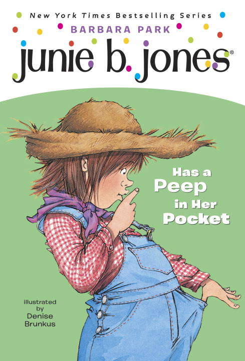 Book cover of Junie B. Jones Has a Peep in Her Pocket