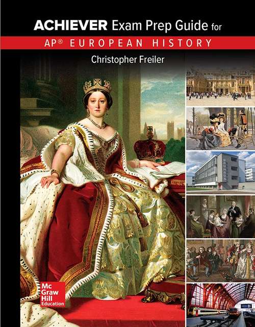 Book cover of Achiever Exam Prep Guide For AP European History (2e, Student Edition) (AP European History)