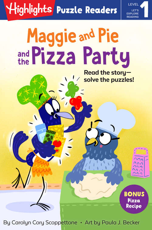 Book cover of Maggie and Pie and the Pizza Party (Highlights Puzzle Readers)