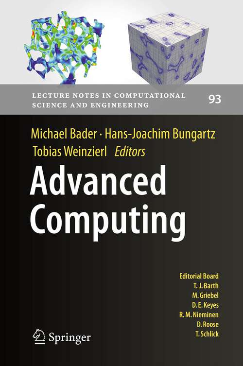 Book cover of Advanced Computing