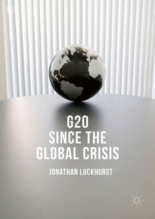 Book cover of G20 Since the Global Crisis
