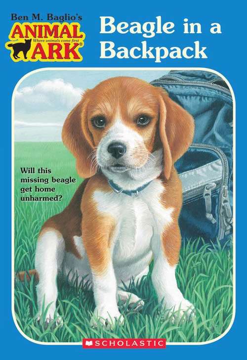 Book cover of Beagle in a Backpack (Animal Ark #45)