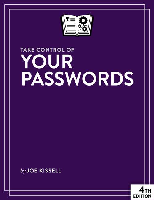 Book cover of Take Control of Your Passwords