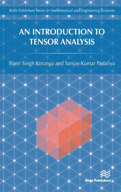 Book cover of An Introduction to Tensor Analysis