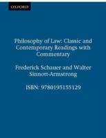 Book cover of Philosophy of Law: Classic and Contemporary Readings with Commentary
