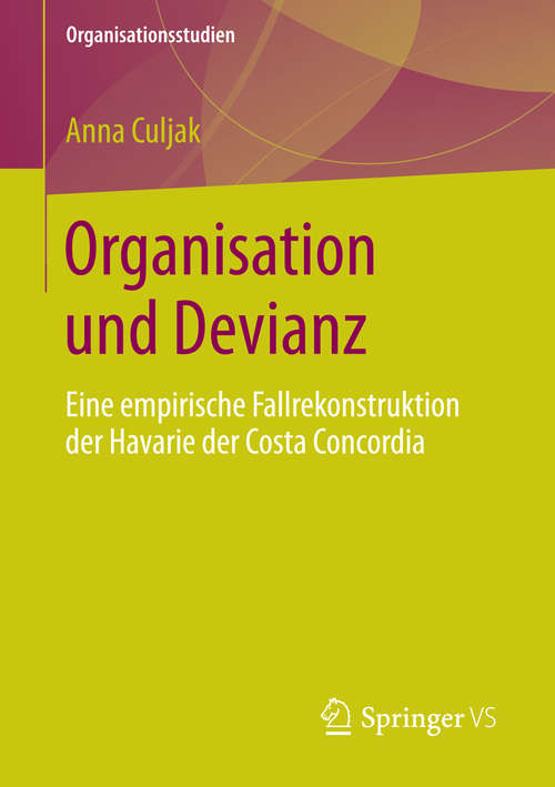 Book cover of Organisation und Devianz