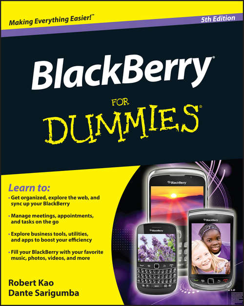 Book cover of BlackBerry For Dummies