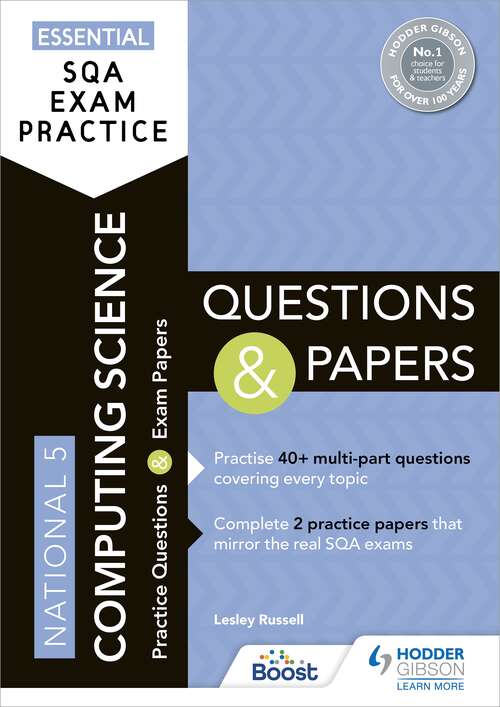 Book cover of Essential SQA Exam Practice: National 5 Computing Science Questions and Papers