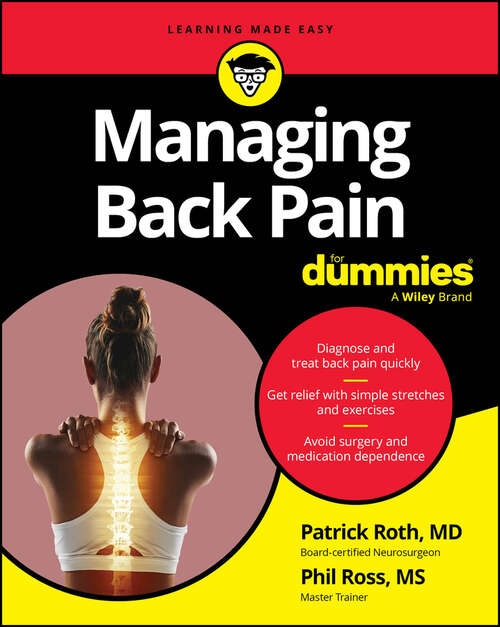 Book cover of Managing Back Pain For Dummies