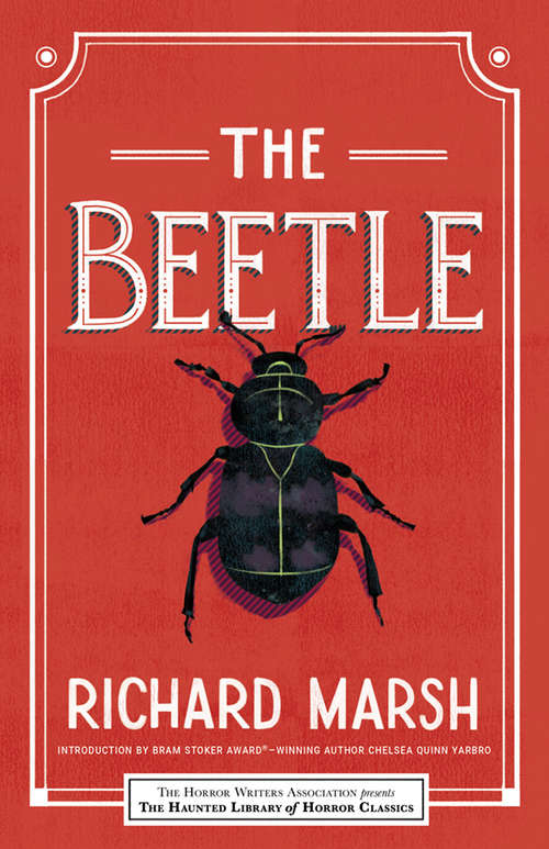 Book cover of The Beetle: Large Print (Haunted Library Horror Classics)
