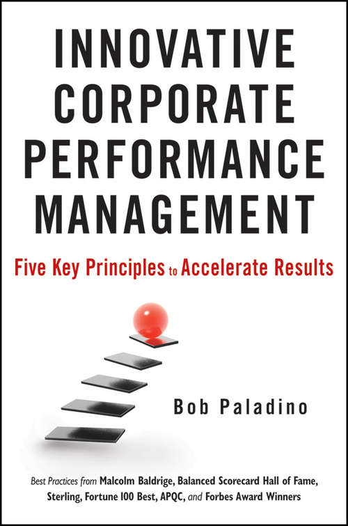 Book cover of Innovative Corporate Performance Management