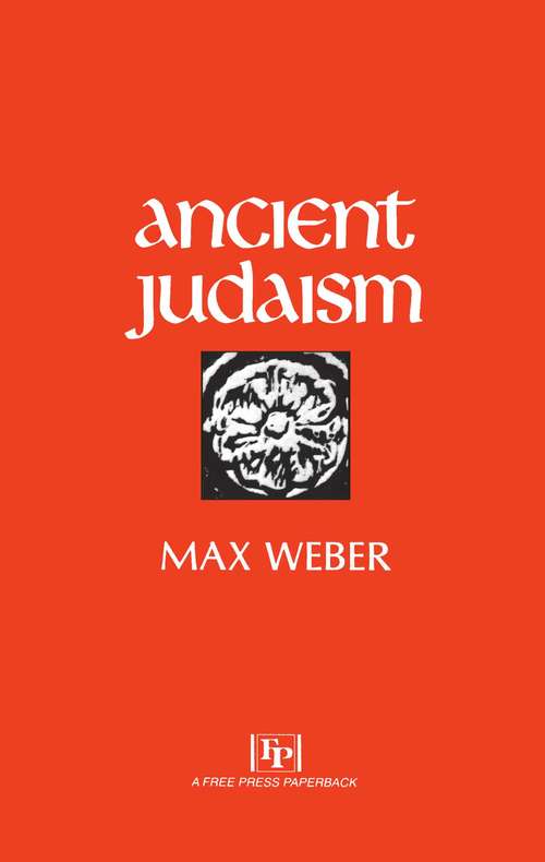 Book cover of Ancient Judaism