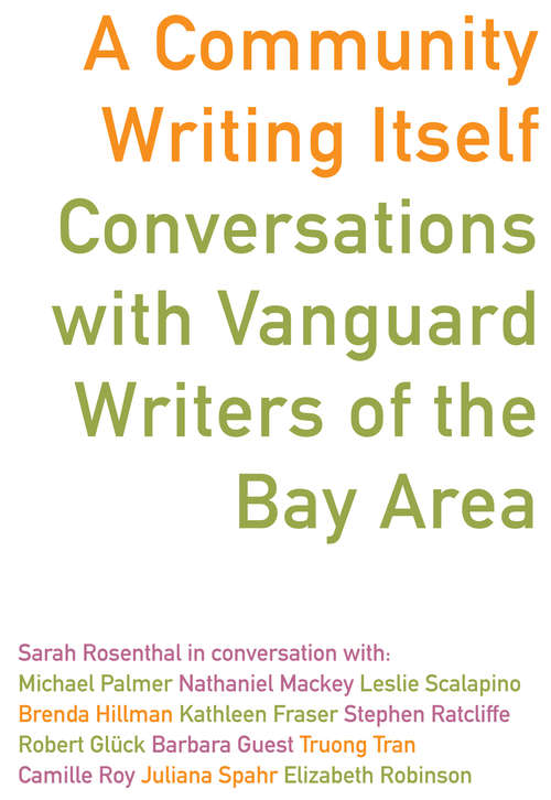 Book cover of A Community Writing Itself