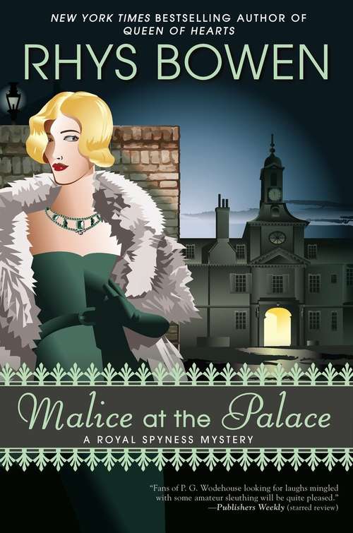 Book cover of Malice at the Palace (Royal Spyness #9)