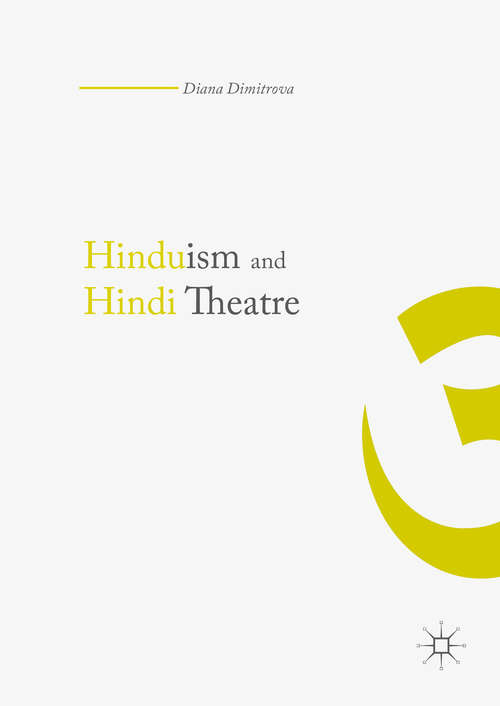 Book cover of Hinduism and Hindi Theater