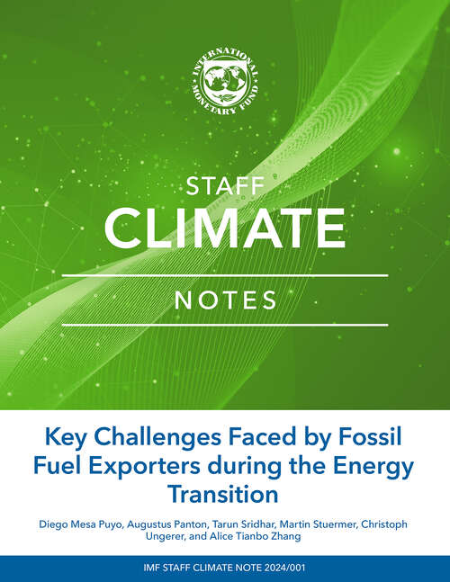 Book cover of Key Challenges Faced by Fossil Fuel Exporters during the Energy Transition