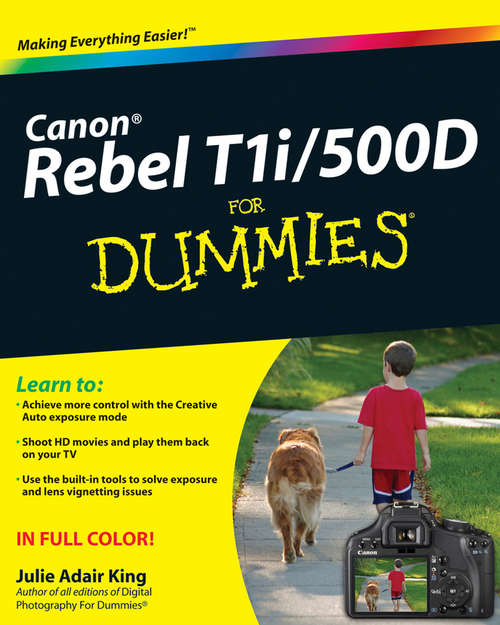 Book cover of Canon EOS Rebel T1i / 500D For Dummies