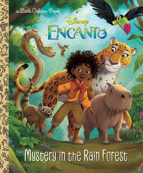 Book cover of Mystery in the Rain Forest (Little Golden Book)