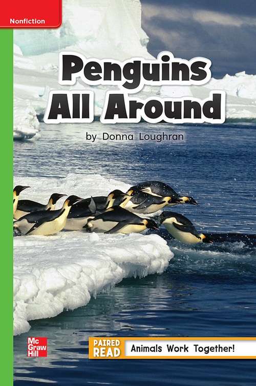 Book cover of Penguins All Around [Beyond Level, Grade 1]