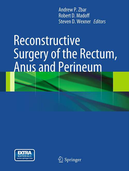 Book cover of Reconstructive Surgery of the Rectum, Anus and Perineum