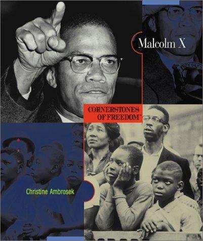 Book cover of Malcolm X (Cornerstones of Freedom, 2nd Series)