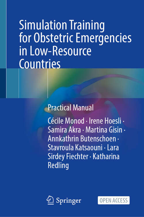 Book cover of Simulation Training for Obstetric Emergencies: Practical Manual