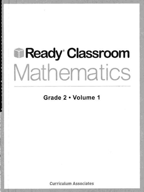 Ready Classroom Mathematics: Grade 2