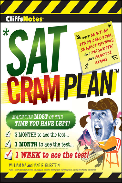 Book cover of CliffsNotes SAT Cram Plan 2nd Edition